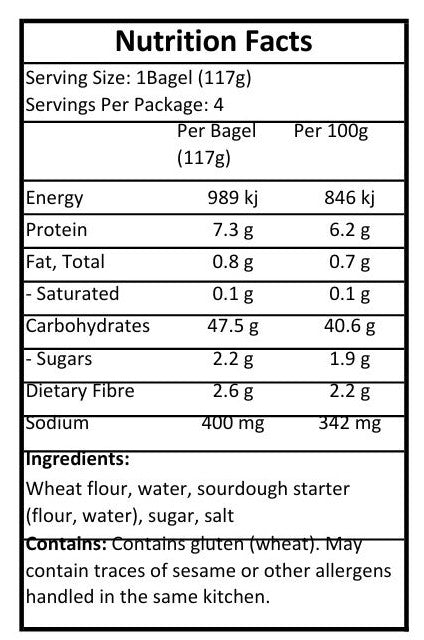 FRIDAY - Plain Bagels