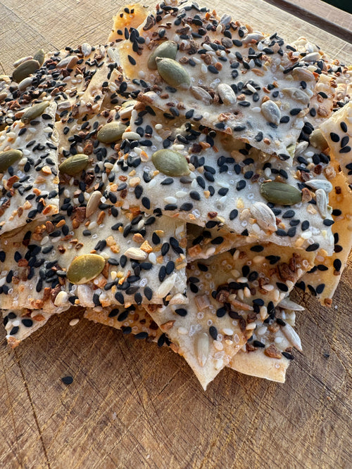FRIDAY - Seeded Sourdough Crackers
